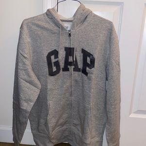 Gap logo fill zip hoodie